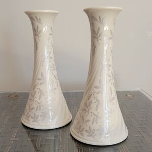 Lenox- Wedding Promises candle holders -pair